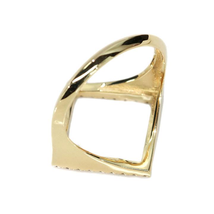 ダイヤモンド 0.40カラット K18YG イエローゴールド リング・指輪