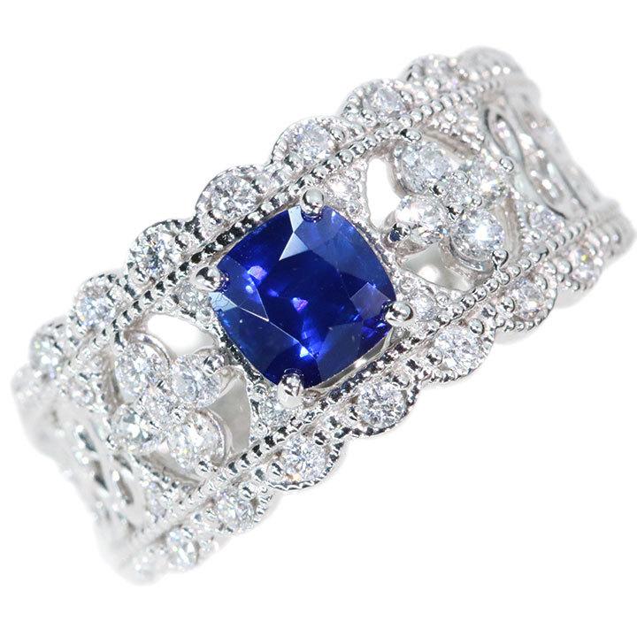 CLAS トルマリン サファイア サンゴ リング PT900 HANDMADE】PT900  