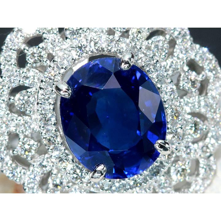 サファイア 3.11カラット ロイヤルブルー スリランカ産 ダイヤモンド  