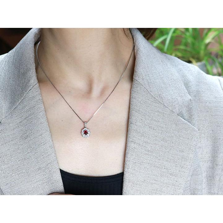 ルビー 0.59カラット ピジョンブラッド ダイヤモンド 0.34カラット