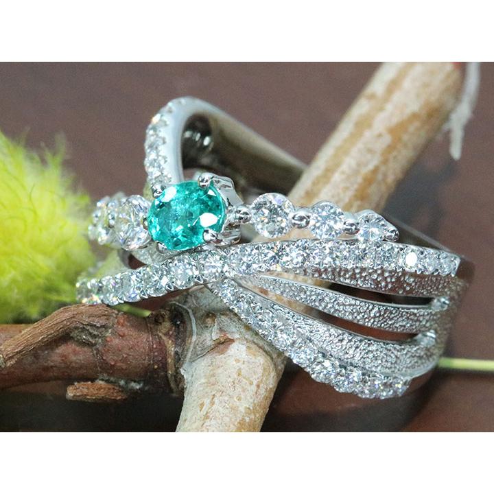 パライバトルマリン 0.29カラット ブラジル産 ダイヤモンド 1.00