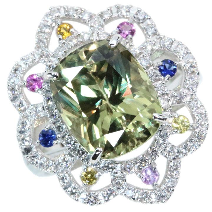 ダイアスポア 5.25カラット ダイヤモンド 0.54カラット PT950 プラチナ  