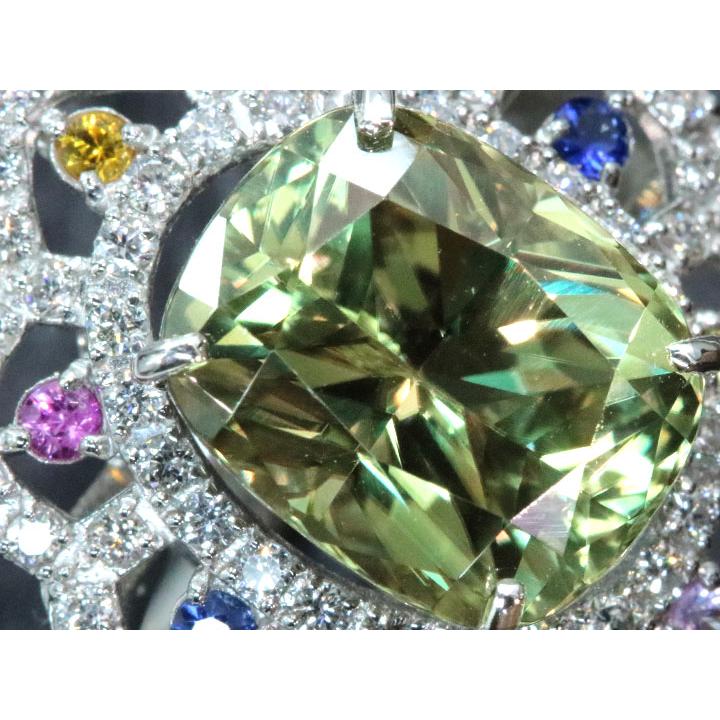 ダイアスポア 5.25カラット ダイヤモンド 0.54カラット PT950 プラチナ  