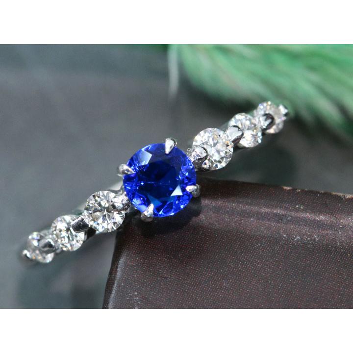 アウイナイト 0.24ct ハート＆キューピット H＆C ダイヤモンド 0.28ct 