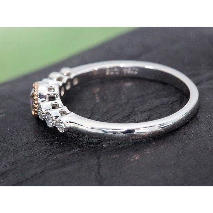 ピンクダイヤモンド 0.184カラット FANCY LIGHT PINK I1