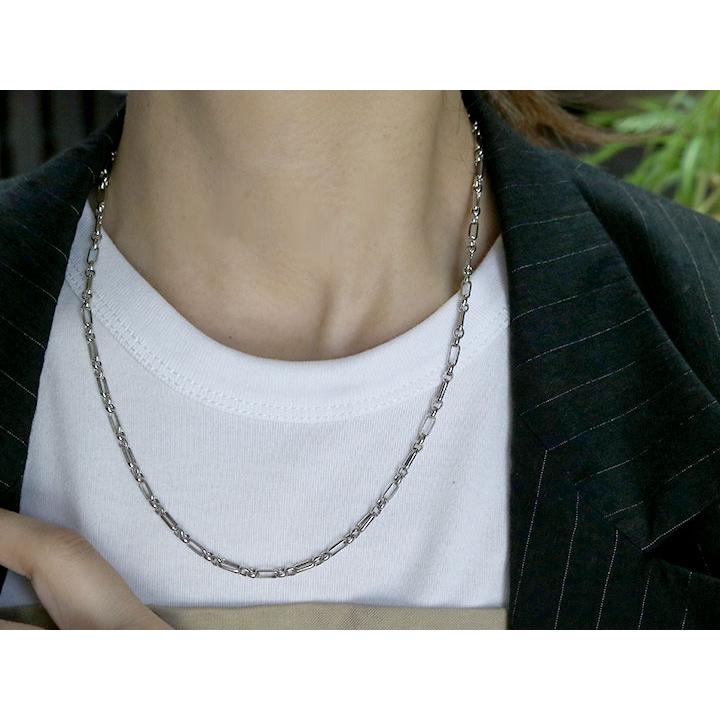 PT850 プラチナ ペンダントネックレス ブランドライク 個性的な