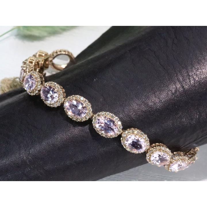 モルガナイト 12.1カラット 18pc ダイヤモンド 2.70カラット K18PG  