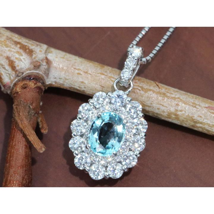 グランディディエライト 0.54ct ダイヤモンド 0.60ct PT950/PT850 