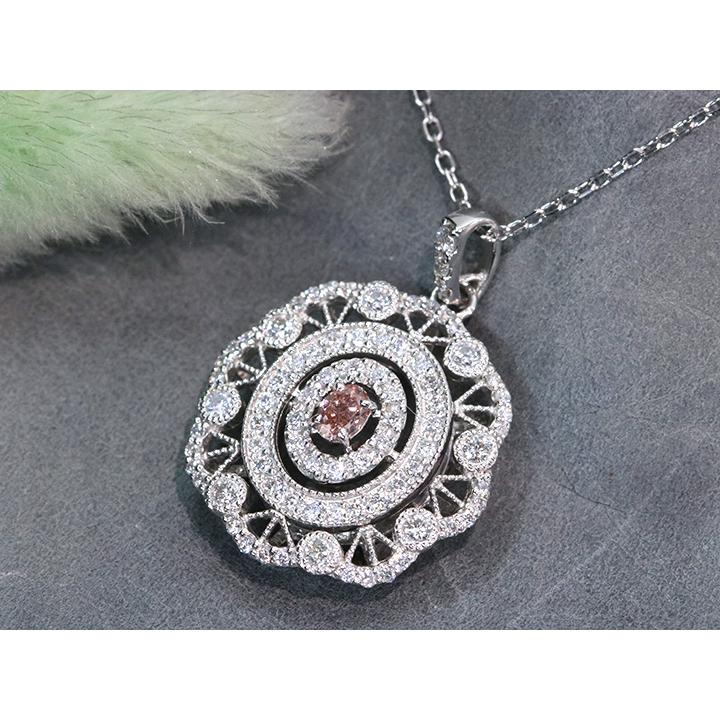 ピンクダイヤモンド 0.118ct FANCY INTENSE PINK SI2 ダイヤモンド