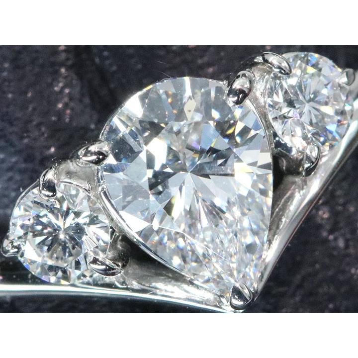 E VS2 F ダイヤモンド ダイヤ リング Pt900 I0557