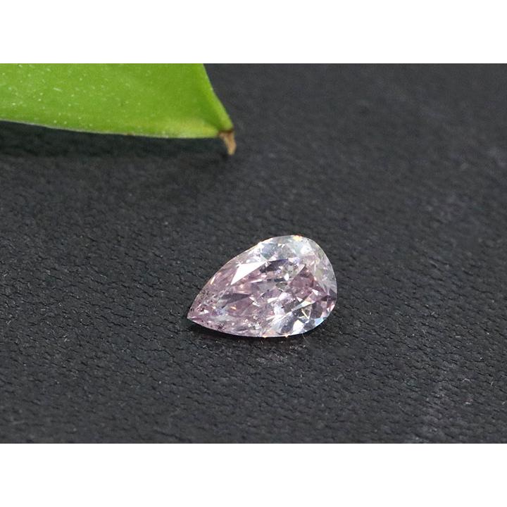 ピンクダイヤモンド 0.155カラット FANCY PURPLISH PINK SI2 ルース 