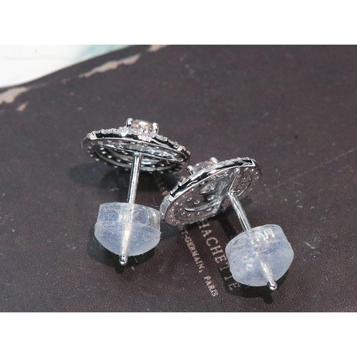 ピンクダイヤモンド 0.123ct・0.121ct FANCY ORANGY PINKのペア ダイヤ