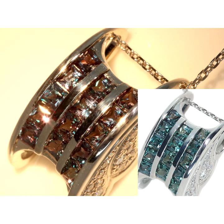 アレキサンドライト 1.74カラット ダイヤモンド 0.29カラット PT900