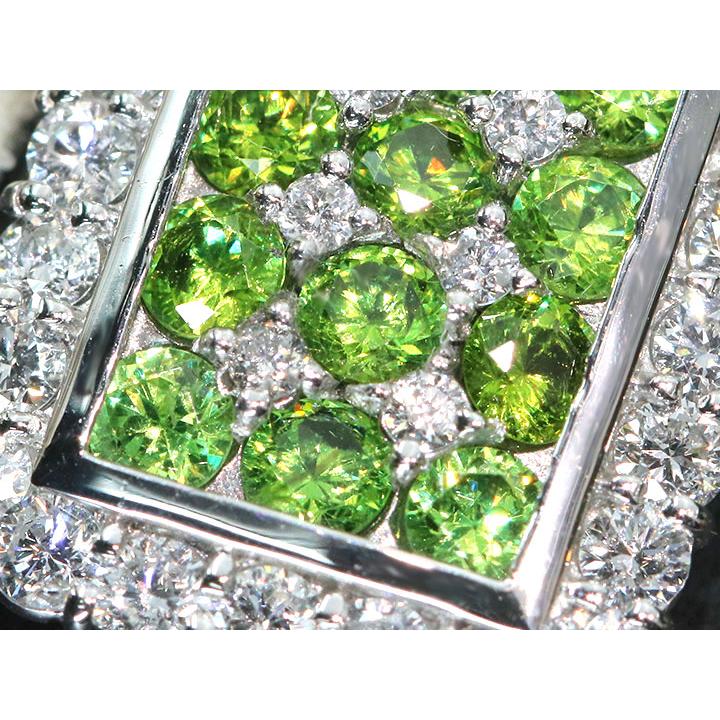 デマントイドガーネット 1.05カラット ダイヤモンド 1.01カラット