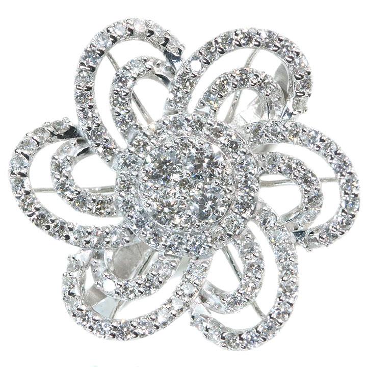 ダイヤモンド 1.00カラット PT900 プラチナ900 リング・指輪 立体