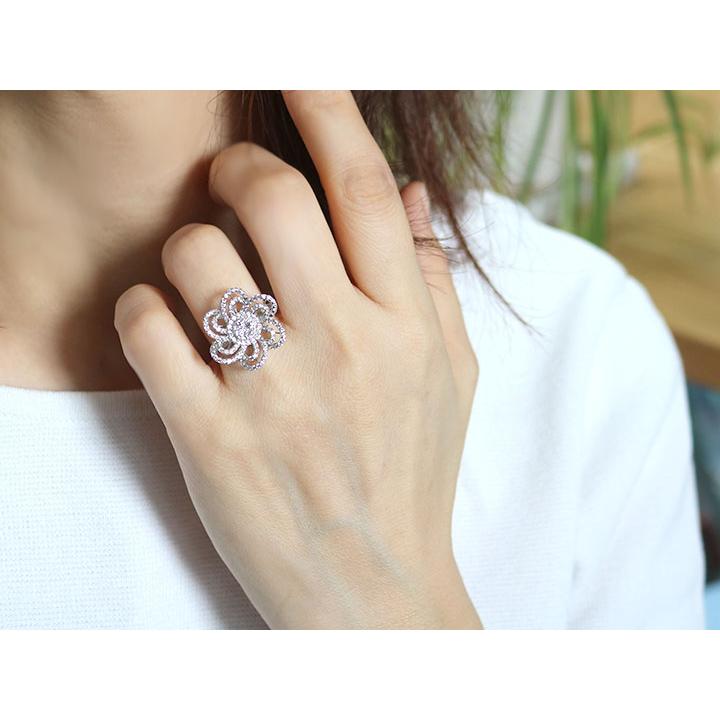 ダイヤモンド 1.00カラット PT900 プラチナ900 リング・指輪 立体