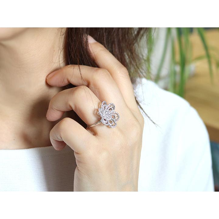 ダイヤモンド 1.00カラット PT900 プラチナ900 リング・指輪 立体