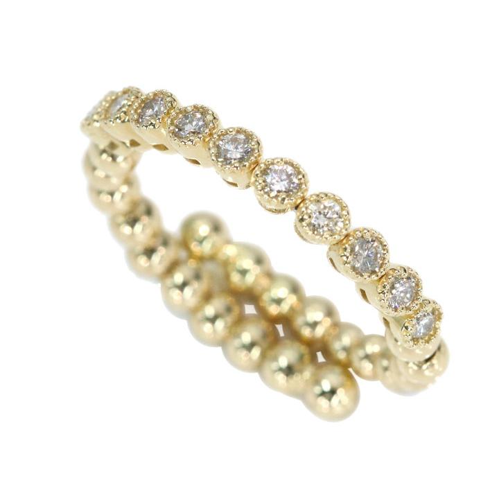 ダイヤモンド 0.20カラット K18YG イエローゴールド リング・指輪 形状