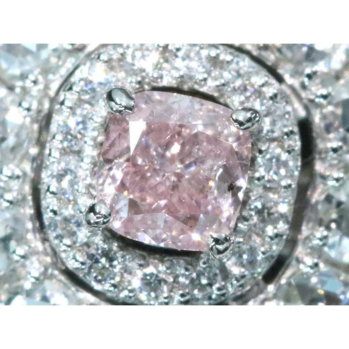 ピンクダイヤモンド 0.222カラット FANCY PURPLISH PINK I1  