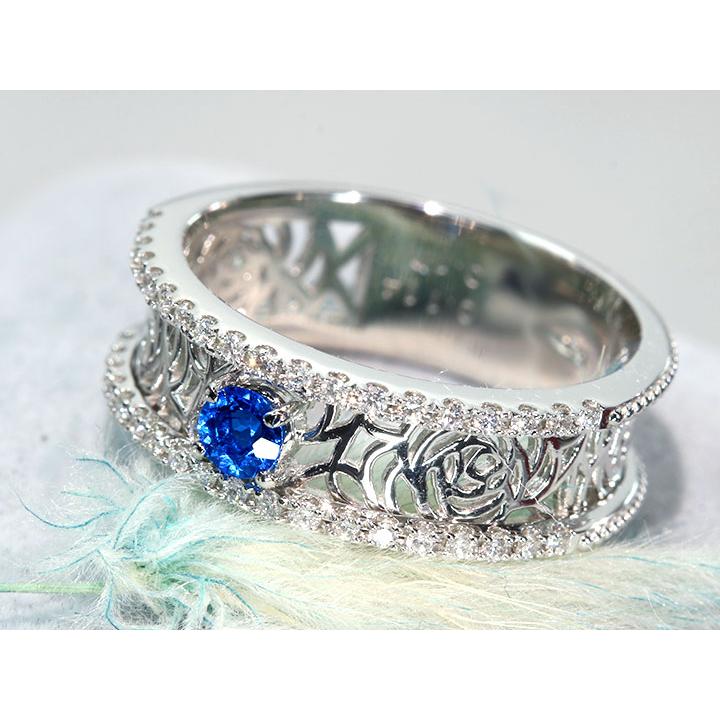 アウイナイト 0.114ct ダイヤモンド 0.17ct PT950 プラチナ950 リング 