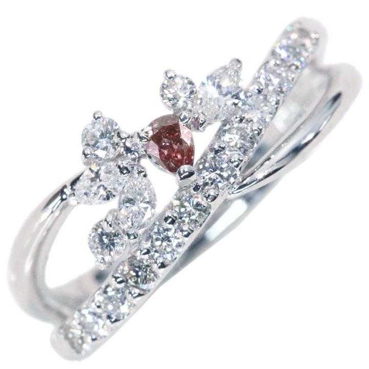 ピンクダイヤモンド 0.071カラット FANCY VIVID PINK I1 ダイヤモンド