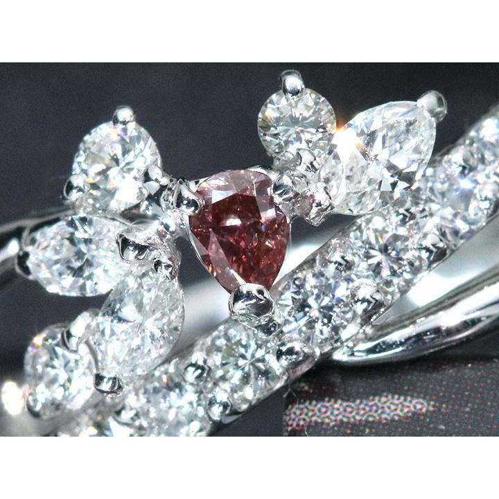 ピンクダイヤモンド 0.071カラット FANCY VIVID PINK I1 ダイヤモンド