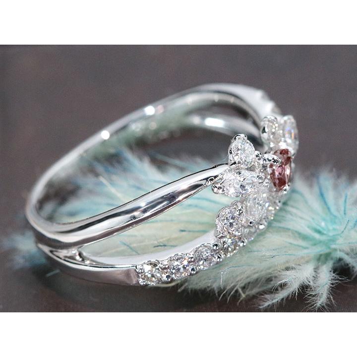 ピンクダイヤモンド 0.071カラット FANCY VIVID PINK I1 ダイヤモンド