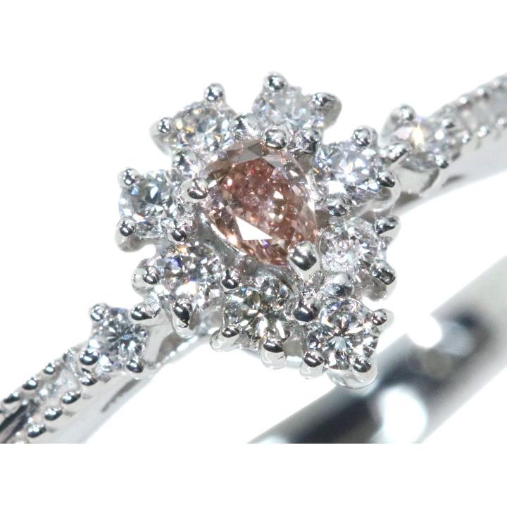 ピンクダイヤモンド 0.064ct FANCY PINK SI1 ダイヤモンド 0.11ct