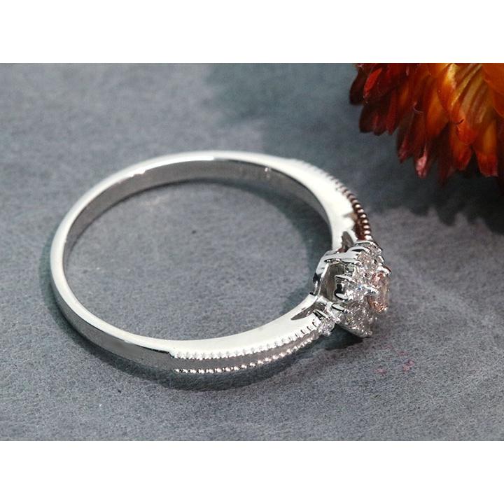 ピンクダイヤモンド 0.064ct FANCY PINK SI1 ダイヤモンド 0.11ct