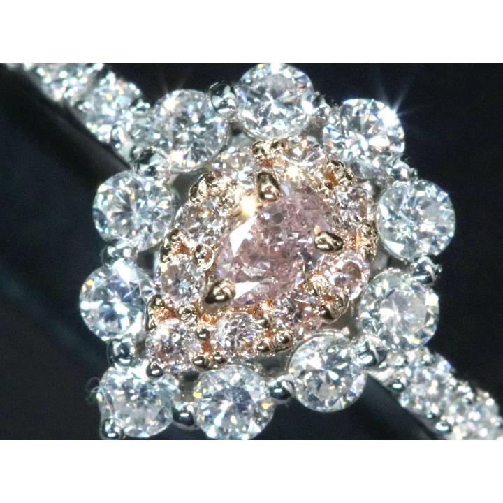 ピンクダイヤモンド 0.046ct FANCY LIGHT PINK SI2 ダイヤモンド 0.31 
