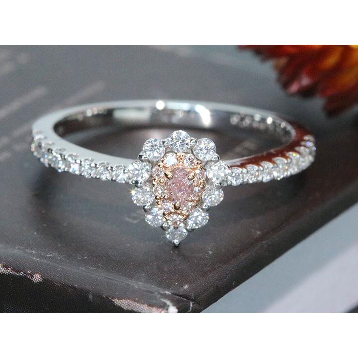 ピンクダイヤモンド 0.046ct FANCY LIGHT PINK SI2 ダイヤモンド 0.31 