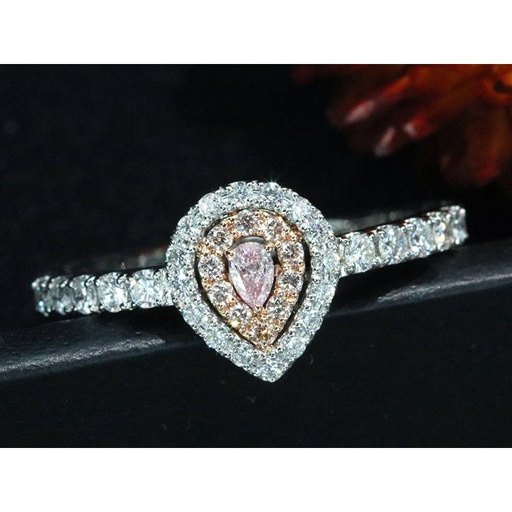 ピンクダイヤモンド 0.051ct FANCY PINK I1 ダイヤモンド 0.29ct