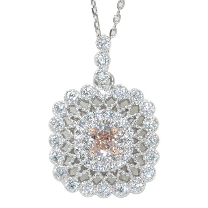 ピンクダイヤモンド 0.226ct FANCY ORANGY PINK SI2 ダイヤモンド 0.36 