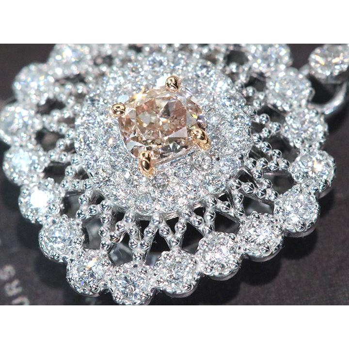 ピンクダイヤモンド 0.226ct FANCY ORANGY PINK SI2 ダイヤモンド 0.36 