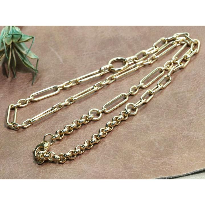 (C072946)750 YG ネックレス デザインチェーン ITALY K18 C072946)750 YG ネックレス デザインチェーン ITALY K18 - メルカリ