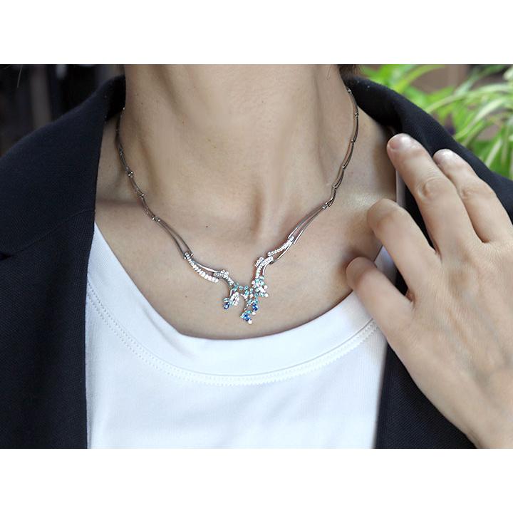 パライバトルマリン 0.54カラット ダイヤモンド 0.73ct PT950 プラチナ 