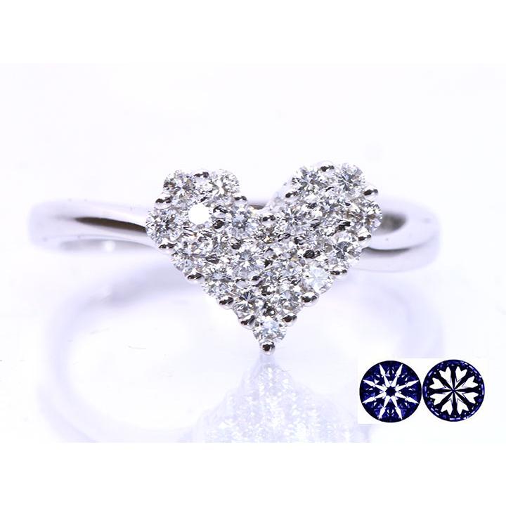 ダイヤモンド0.4ct・0.5ct 美しいダイヤで描くハートシェイプ K18 or 