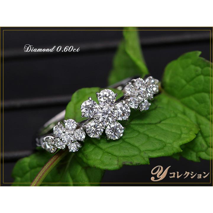 ダイヤモンド0.60ct VSレベルの眩しい上品質のまぶしさに感動する  