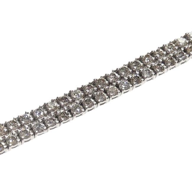 未使用品】テニスネックレス Pt850 プラチナ ダイヤモンドネックレス 