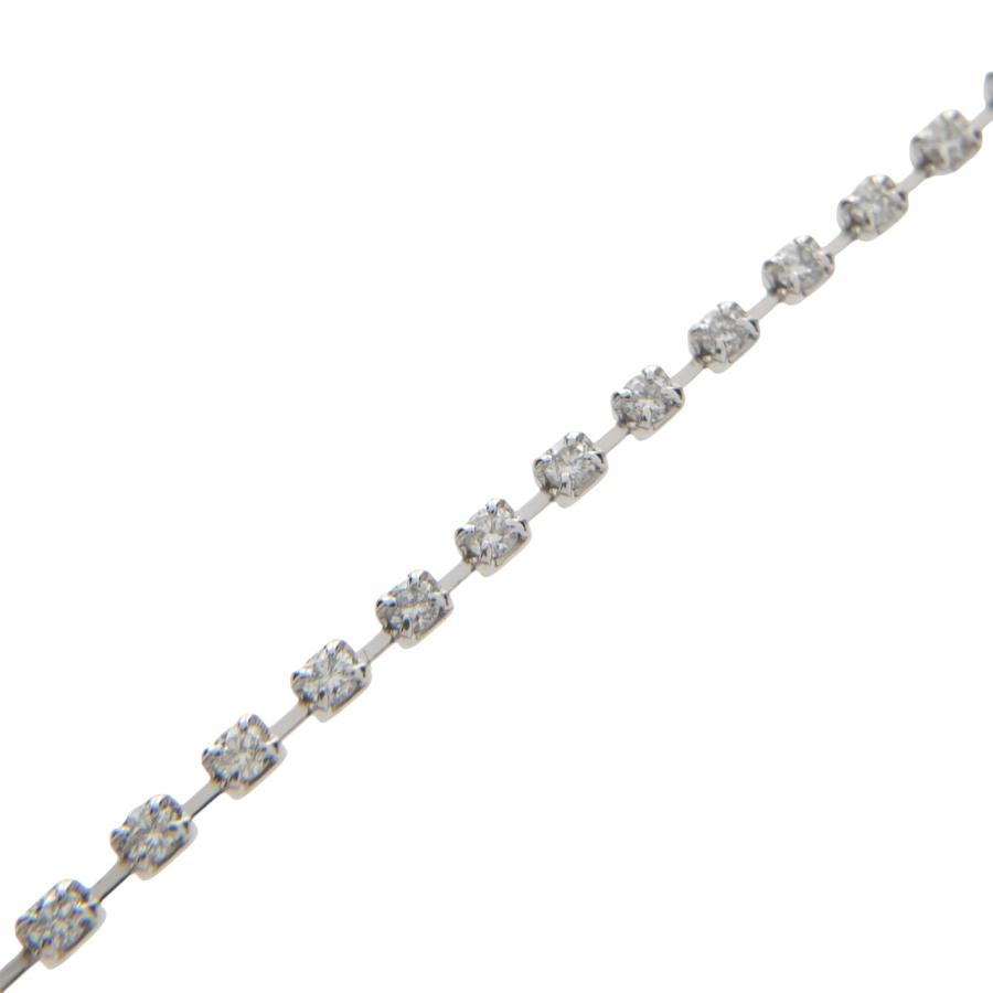Pt850 プラチナ 一粒ダイヤモンド ブレスレット 未使用品】ダイヤモンド ブレスレット Pt850 プラチナ ダイヤ 1.00ct