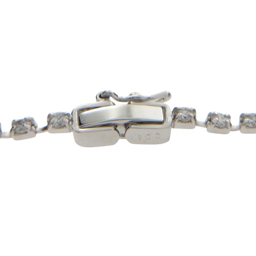 未使用品】ダイヤモンド ブレスレット Pt850 プラチナ ダイヤ 1.00ct