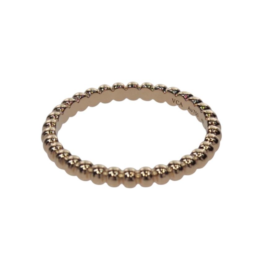 【未使用品】Van Cleef & Arpels ヴァンクリーフ＆アーペル ペルレリング スモールサイズ VCARPJMF49 K18PG 750 ピンクゴールド 9号 指輪の画像