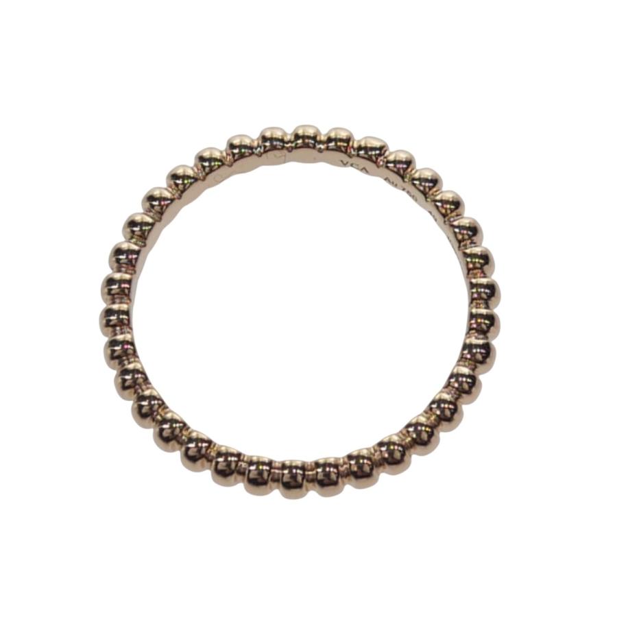【未使用品】Van Cleef & Arpels ヴァンクリーフ＆アーペル ペルレリング スモールサイズ VCARPJMF49 K18PG 750 ピンクゴールド 9号 指輪の画像