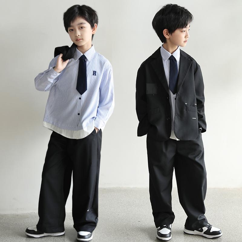 男子スーツ 小学生 スーツ 卒業式 服装 ゆったり 170 180 子供 セット