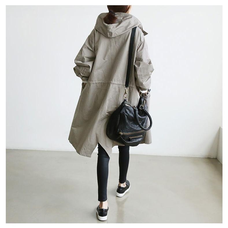 トレンチコート レディース ブラック グレー ロング 春秋コート スプリングコート 春アウター ジャケット 春コート 通勤 カジュアル 大きいサイズ 春秋服 Coat Y Cute 通販 Yahoo ショッピング
