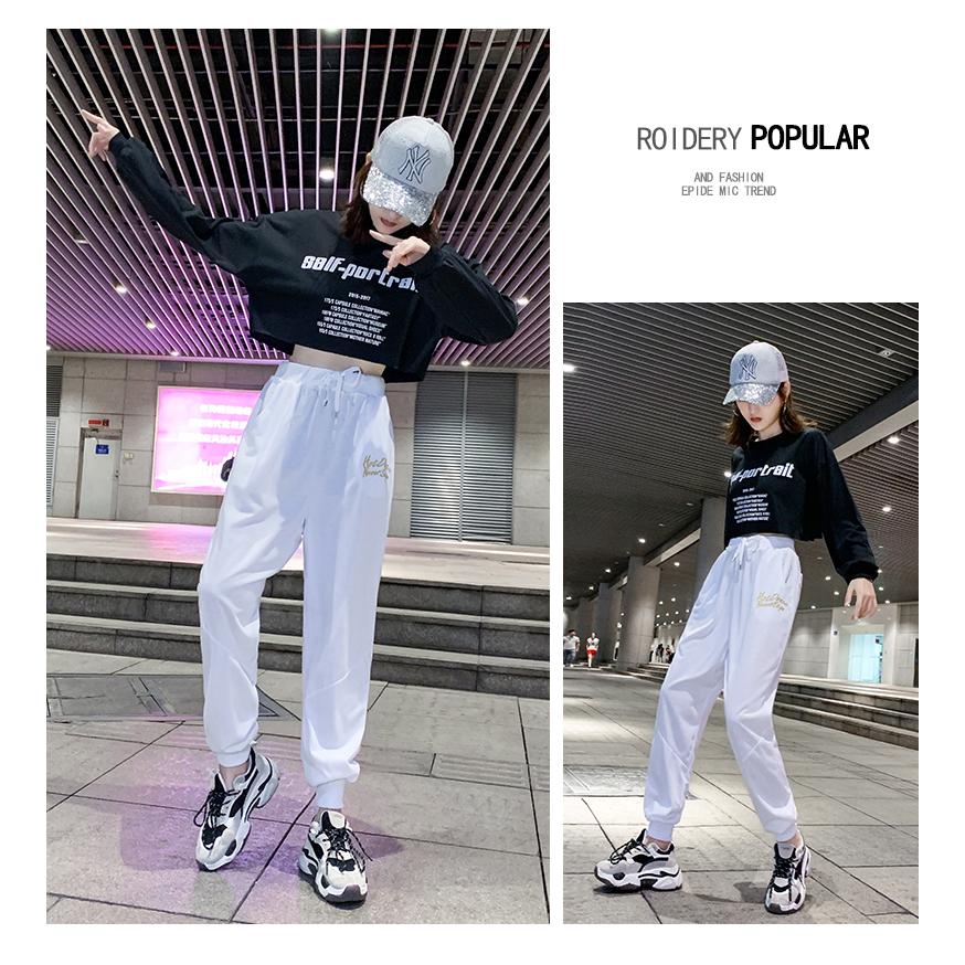 ジャズ ダンス衣装 セットアップ レディース スポーツウェア ヒップホップ ダンス パンツ 長袖 へそ出し トレイナー 韓国 カジュアル おしゃれ レッスン着 練習 Dance Y Cute 通販 Yahoo ショッピング