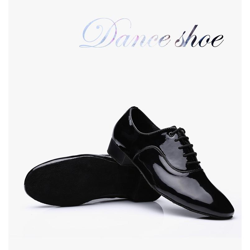 社交ダンスシューズ メンズ モダンシューズ 男性 黒 ダンスシューズ ラテンシューズ エナメル マット ジャズ ラテン クラシカル ブラック ホワイト 軽量 練習用 |  | 04