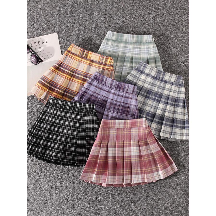 韓国子供服 キッズスカート スカート ミニスカート 子供 女の子 プリーツスカート チェック ハイウエスト ショート丈 おしゃれ 可愛い 学生服 制服 発表会 通学 Girl1803 Y Cute 通販 Yahoo ショッピング