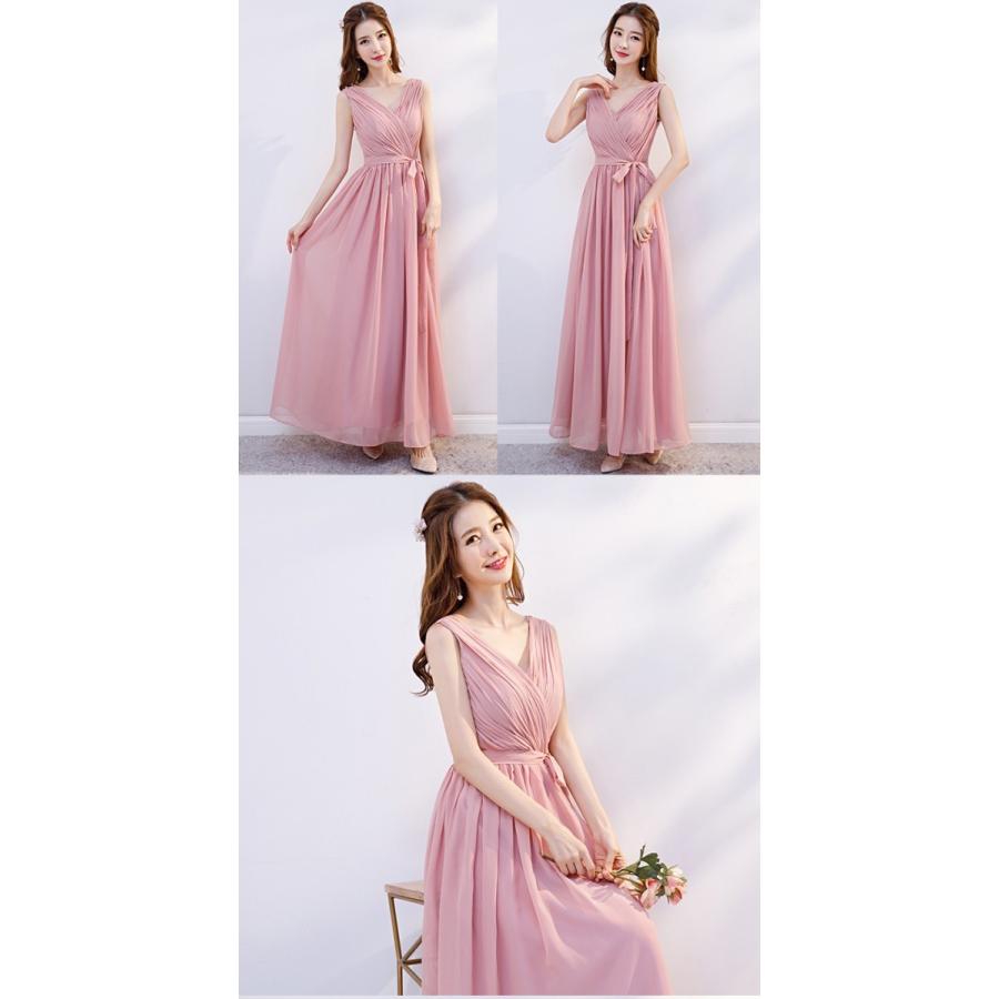 ピンクドレス ブライズメイド ロング 演奏会 Long Dress 二次会 結婚式 ウェディングドレス ワンピース ウエディング ロングドレス 花嫁 お呼ばれ パーティー Hs Y Cute 通販 Yahoo ショッピング