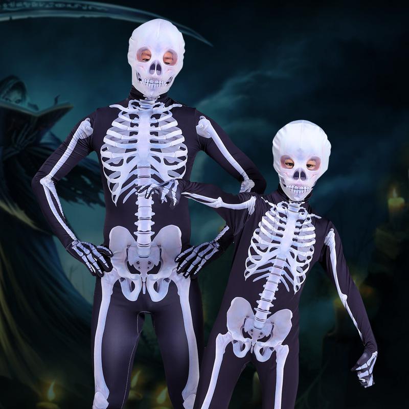 コスプレ ドクロ　髑髏　エプロン　アームウォーマー　カチューシャ　ハロウィン　仮装 セット セット 子ども 大人 エプロン 衣装 殺人鬼 血まみれ ハロウィン